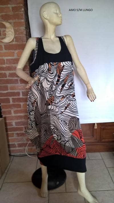 Amo long dress without sleeves